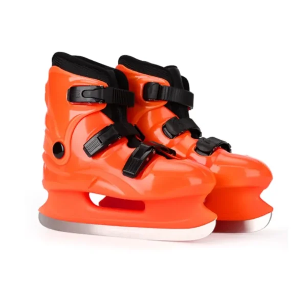 Ice Skates Hard Shell One-Piece Hockey Skate Real Rink Special No Shoelace Ice Skating Shoes