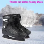 Thicken Ice Skates Hockey Shoes Strengthening Bracket Independent Velvet Inner Unisex Ice Blade Skate Shoes for Adult Beginner - Image 2