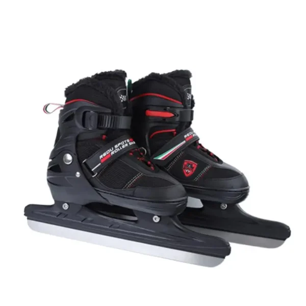 Hot Thickened Fleece-lined Ice Skates Knife Shoes Speed Skating Ice Skates Suitable for Beginners Children