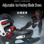 Winter Ice Hockey Balde Shoes Hard Shell Speed Skating Shoes Adjustable Waterproof Warm Thicken Skating Sneakers with Blade - Image 6