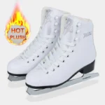 Professional Ice Figure Skates Shoes Thermal Patins Warm Thicken Skating Sneakers with Blade for Kids and Adults Teenagers