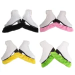 S-XXL Ice Skating Figure Skate Blade Cover Dustproof Skate Shoes Covers Protector Elastic Fleece Anti-rust Water Absorption - Image 3