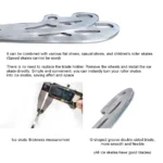 253/290 MM Skating Replacement Blades 1 Pair Ice Skating Blade Stainless Steel Inline Figure Skate Blade for Skate Shoes - Image 6