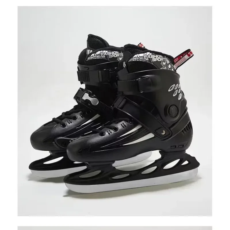kf-Sf3dcfa20b7a740e58e6f224a9feff7761 Thickened Thermal Fancy Ice Skate Shoes Speed Sliding Figure Skating Blade Ice Hockey Beginner Adult Teenagers Kids - Image 1
